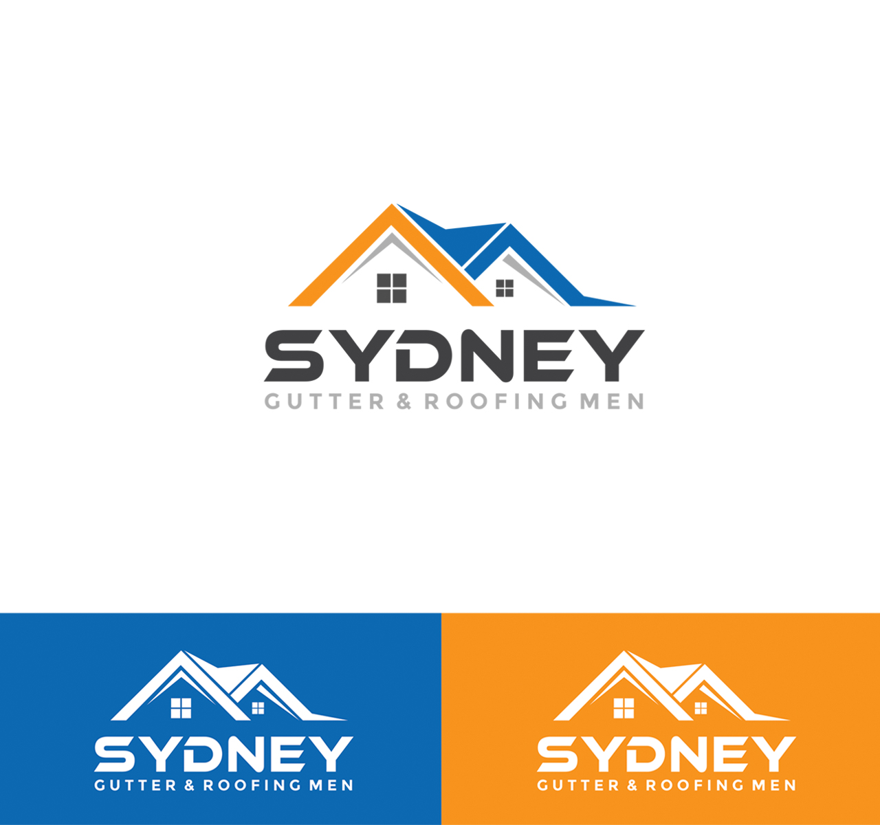 Logo Design by marufhasan665 for Sydney Gutter & Roofing Men | Design: #16492697