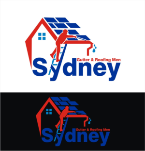Logo Design by Soul Light for Sydney Gutter & Roofing Men | Design: #16492530