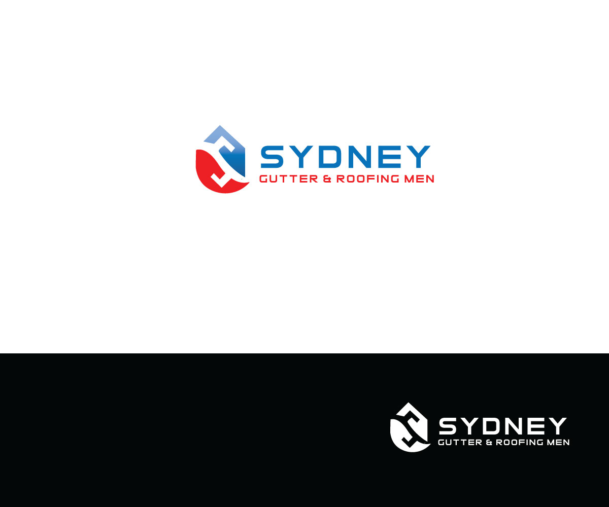 Logo-Design von Artknyte für Sydney Gutter & Roofing Men | Design #16491180