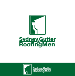 Logo Design by bojboga for Sydney Gutter & Roofing Men | Design #16494483