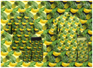 Flowing funky pattern for matching party shirt and shorts. | Diseño de Camiseta por mngkw