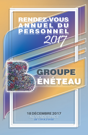 Invitation annual meeting 2017 of Groupe Bénéteau (RDV annuels du personnel 2017) | Diseño de Póster por Zhor Signatures
