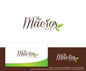 Design de Logo par alvinnavarra pour The Macros Diet | Design : #16638209