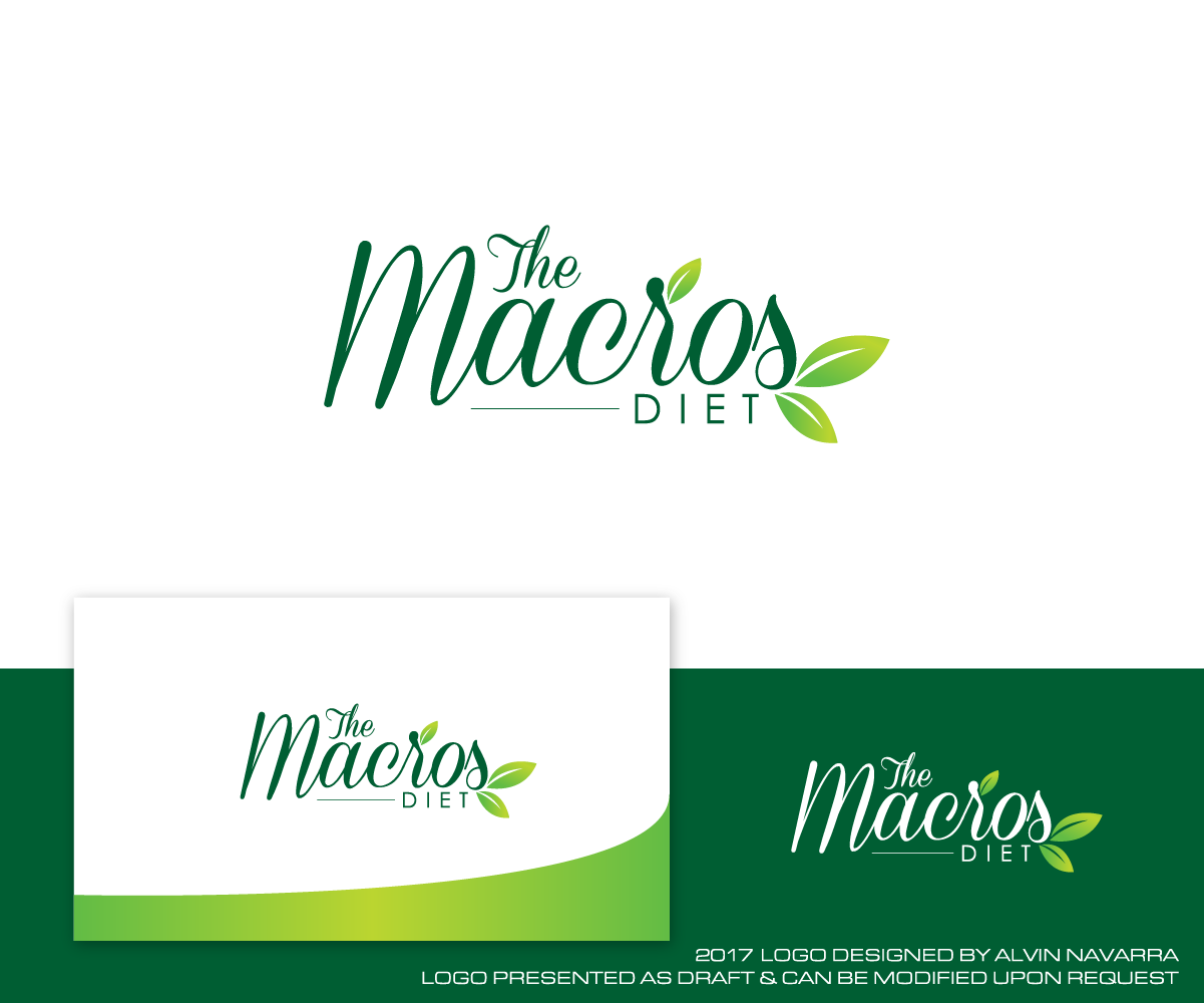 Diseño de Logo por alvinnavarra para The Macros Diet | Diseño #16638222