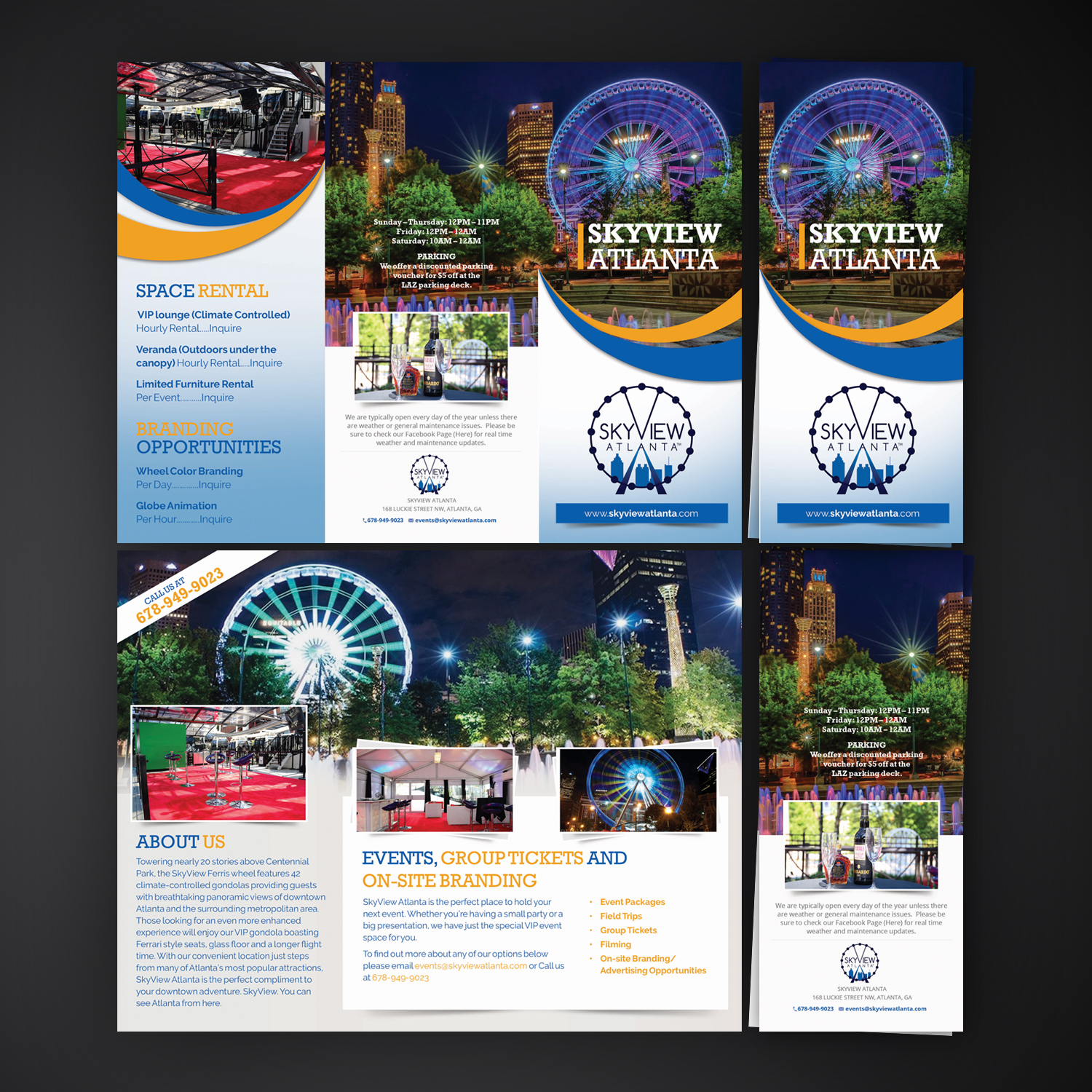 Flyer Design by Mariyam Khan for SkyView Atlanta | Design #16502298