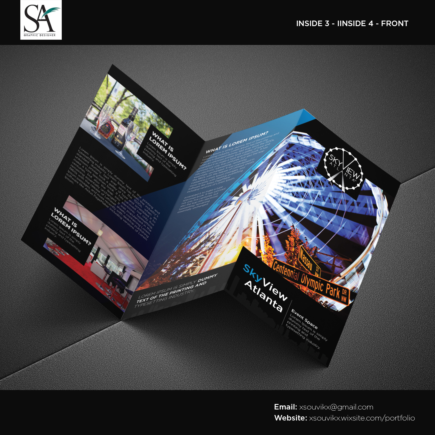 Flyer Design by Souvik Roy (Alex Pro) for SkyView Atlanta | Design #16502068