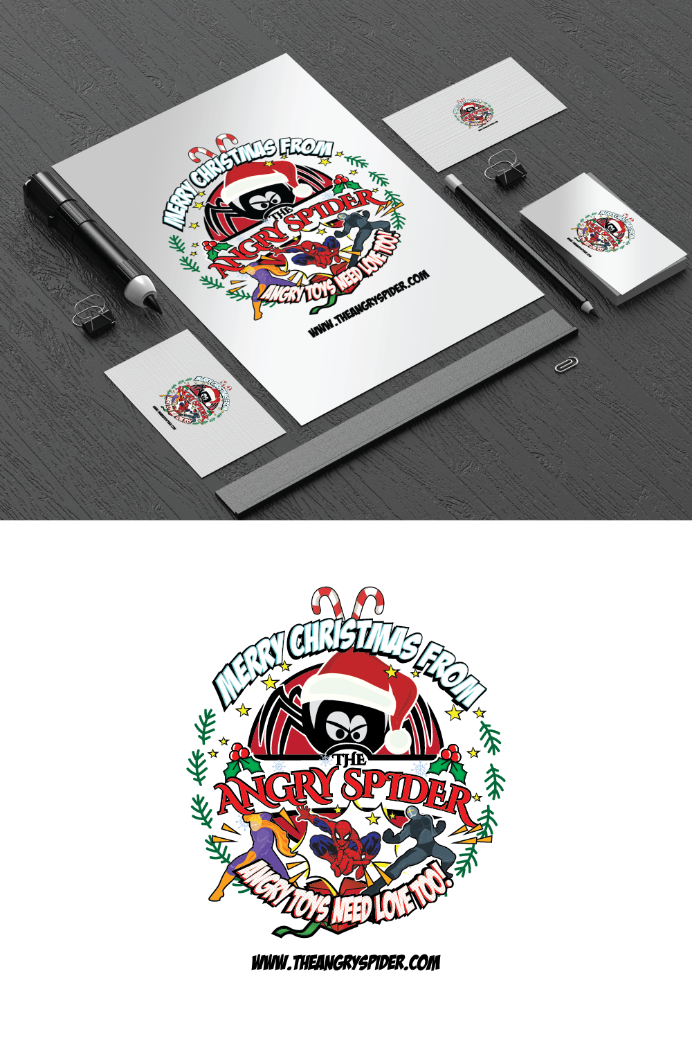Logo Design by Wild Geek for The Angry Spider | Design: #16521484