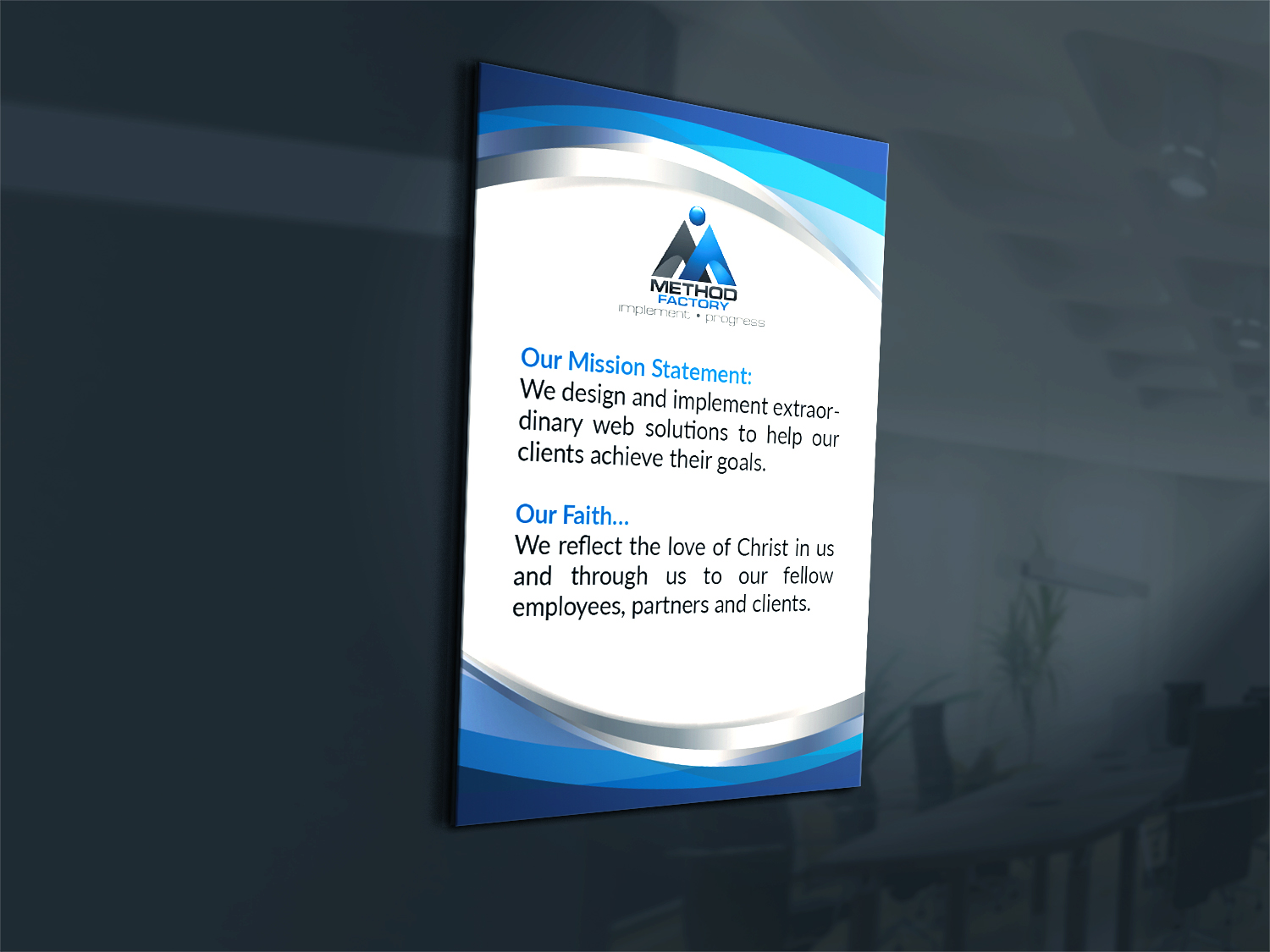 Signage Design by Deziners Zone for MethodFactory | Design #16629722