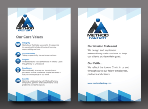 Mission Statement Board for front lobby | Design de Panneau par rkailas