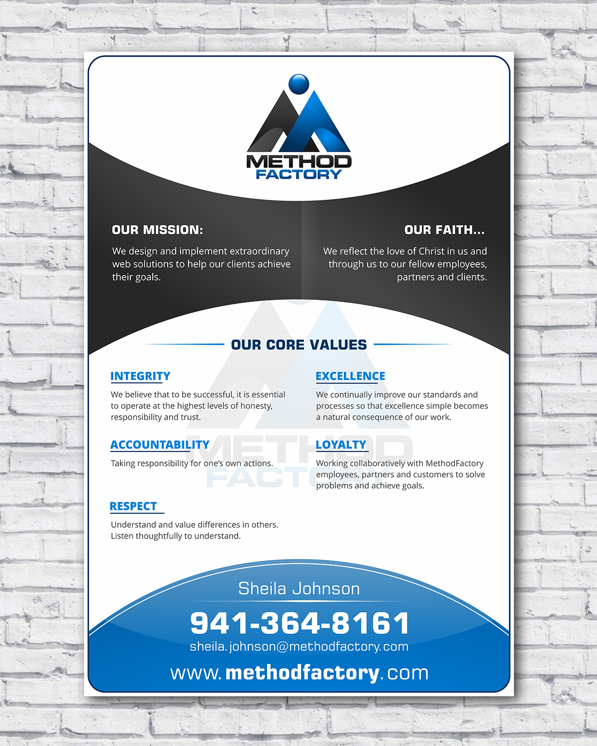 Signage Design by ecorokerz for MethodFactory | Design #16514657