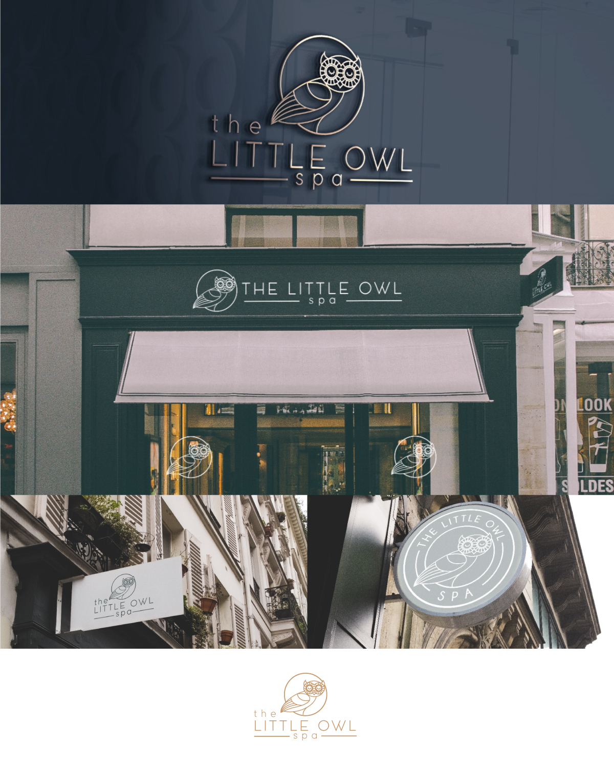 Logo Design by Anekaa for The Little Owl Spa | Design #16524638