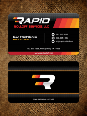 Design de Carte de Visite par Sandaruwan pour Rapid Rolloff Services, LLC | Design #17485096