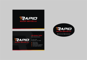 Business Card Design by INDIAN_Ashok for Rapid Rolloff Services, LLC | Design: #16556494