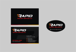Business Card Design by INDIAN_Ashok for Rapid Rolloff Services, LLC | Design: #16556495