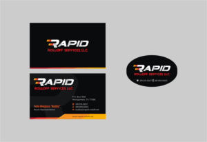 Business Card Design by INDIAN_Ashok for Rapid Rolloff Services, LLC | Design: #16556496