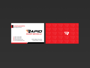 Design de Carte de Visite par Creations Box 2015 pour Rapid Rolloff Services, LLC | Design : #16511078