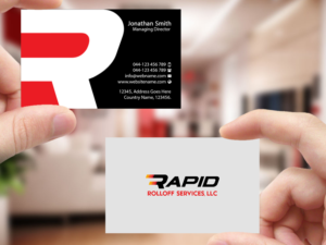 Design de Carte de Visite par Creations Box 2015 pour Rapid Rolloff Services, LLC | Design : #16522552