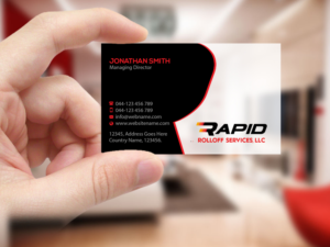 Design de Carte de Visite par Creations Box 2015 pour Rapid Rolloff Services, LLC | Design : #16522555