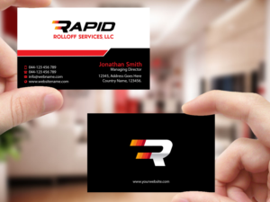 Diseño de Tarjeta de Presentación por Creations Box 2015 para Rapid Rolloff Services, LLC | Diseño: #16522556