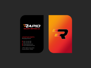 Diseño de Tarjeta de Presentación por Creations Box 2015 para Rapid Rolloff Services, LLC | Diseño: #16522662