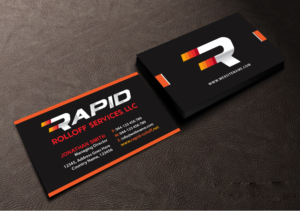 Business Card Design by Creations Box 2015 for Rapid Rolloff Services, LLC | Design: #17546978