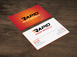 Business Card Design by Brand aid for Rapid Rolloff Services, LLC | Design: #16537758