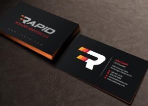 Business Card Design by Brand aid for Rapid Rolloff Services, LLC | Design: #16544804