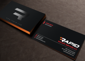 Business Card Design by Brand aid for Rapid Rolloff Services, LLC | Design: #16544805