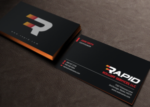 Business Card Design by Brand aid for Rapid Rolloff Services, LLC | Design: #16544806
