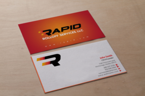 Business Card Design by Brand aid for Rapid Rolloff Services, LLC | Design: #16544810