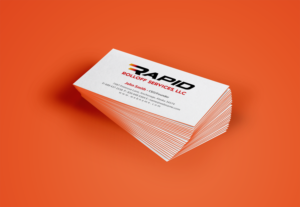 Business Card Design by Brand aid for Rapid Rolloff Services, LLC | Design: #16546791