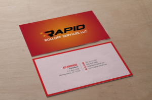 Business Card Design by Brand aid for Rapid Rolloff Services, LLC | Design: #16580585