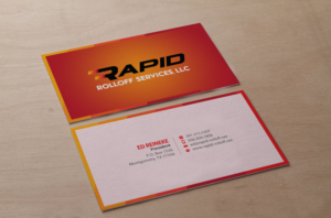 Business Card Design by Brand aid for Rapid Rolloff Services, LLC | Design: #16580588