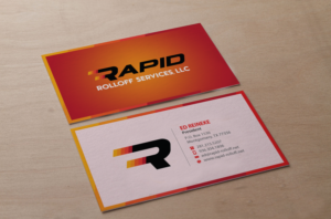 Business Card Design by Brand aid for Rapid Rolloff Services, LLC | Design: #16580645