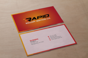 Business Card Design by Brand aid for Rapid Rolloff Services, LLC | Design: #16580646