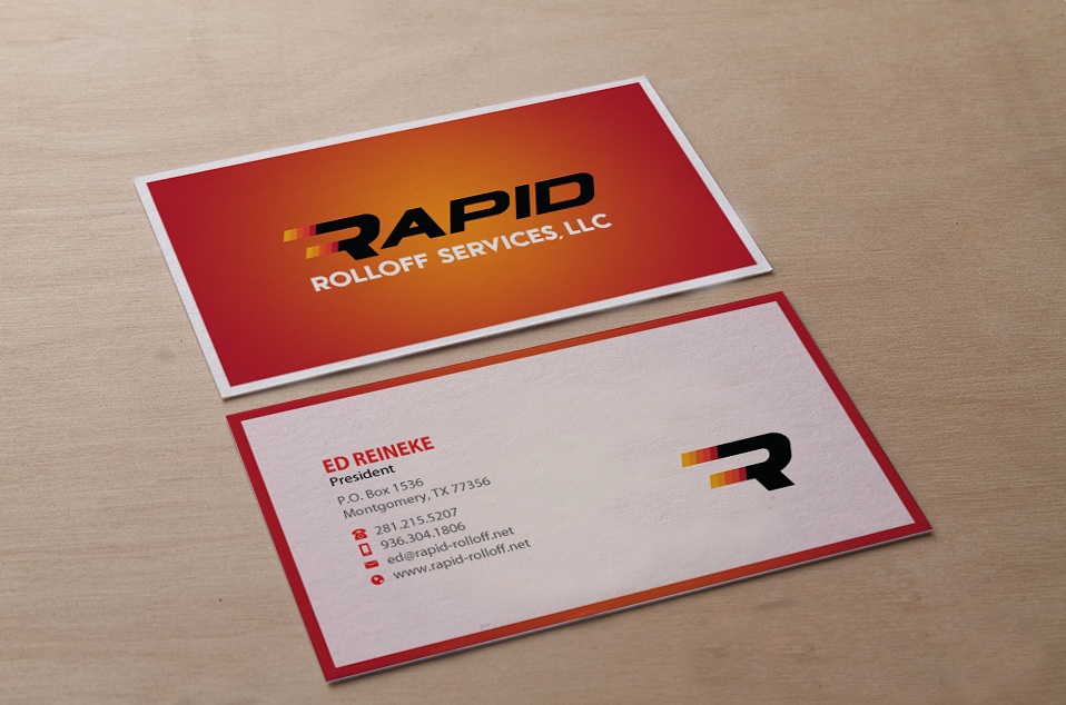 Design de Carte de Visite par Brand aid pour Rapid Rolloff Services, LLC | Design #16580647