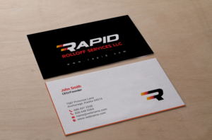 Design de Carte de Visite par chandrayaan.creative pour Rapid Rolloff Services, LLC | Design : #16546540