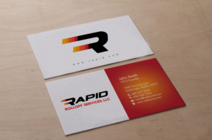 Design de Carte de Visite par chandrayaan.creative pour Rapid Rolloff Services, LLC | Design : #16546689