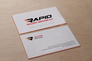 Design de Carte de Visite par chandrayaan.creative pour Rapid Rolloff Services, LLC | Design : #16546692