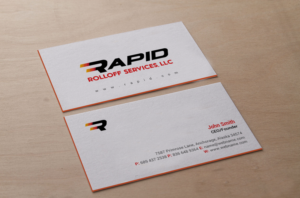 Design de Carte de Visite par chandrayaan.creative pour Rapid Rolloff Services, LLC | Design : #16546694