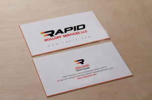 Design de Carte de Visite par chandrayaan.creative pour Rapid Rolloff Services, LLC | Design : #16546697
