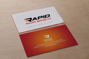 Design de Carte de Visite par chandrayaan.creative pour Rapid Rolloff Services, LLC | Design : #16546699