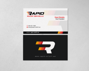 Business Card Design by chandrayaan.creative for Rapid Rolloff Services, LLC | Design: #17748699