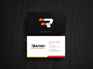 Business Card Design by Graphic Flame for Rapid Rolloff Services, LLC | Design: #16829666