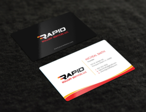 Business Card Design by Graphic Flame for Rapid Rolloff Services, LLC | Design: #16829675