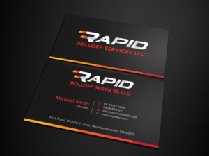 Design de Carte de Visite par Tripti Ranjan Gain pour Rapid Rolloff Services, LLC | Design : #16510140