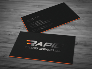 Business Card Design by Tripti Ranjan Gain for Rapid Rolloff Services, LLC | Design: #16512316