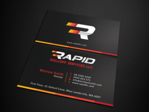 Diseño de Tarjeta de Presentación por Tripti Ranjan Gain para Rapid Rolloff Services, LLC | Diseño: #17485397