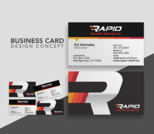 Design de Carte de Visite par navacreative pour Rapid Rolloff Services, LLC | Design : #16616478