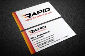 Design de Carte de Visite par TheLogoHouse pour Rapid Rolloff Services, LLC | Design #16506457
